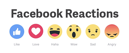 Facebook reactions GIF