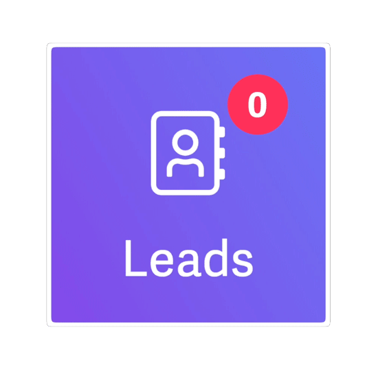 Leads interaction notification